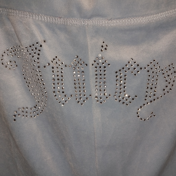 Forever 21 X Juicy Couture Pale Blue Velour Tracksuit- NWOT Size 4x - Picture 8 of 9
